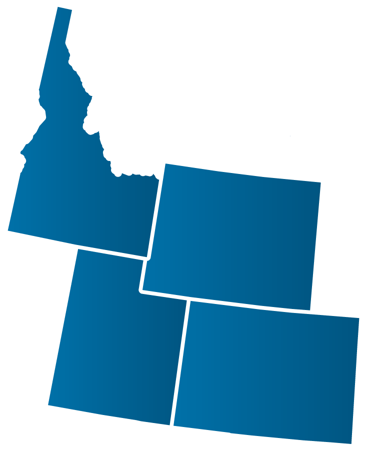 Servco service area — Utah, Idaho, Wyoming